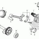 CTX700ND Коленчатый вал и поршни