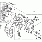 CRF125FB Передний тормозной суппорт