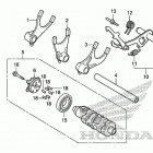 VT750CA Барабан переключения передач