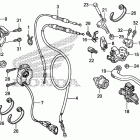 CRF450X Рычаги & переключатели & тросы