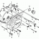VT750CA Крышка картера левая