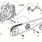 CRF110F Цепь ГРМ и натяжитель