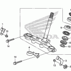CRF125FB Траверса нижняя