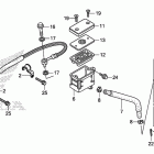 CB500X Rear brake master        cylinder (std)