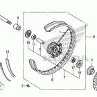 CRF125FB Переднее колесо