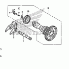 CRF250R Распределительный вал и клапана