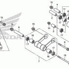 CRF125FB Задний амортизатор