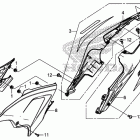 CBR500RA Сидение и обтекатели сиденья