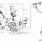 CRF125FB Главный тормозной цилиндр -передний
