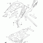 LT-R450,Z QuadRacer R450 Fuel tank cover (model k6 / k7)