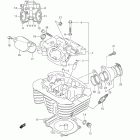 LT-A400F KingQuad 400AS 4x4 Auto Головка цилиндра