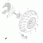 LT-A400 KingQuad 400AS Переднее колесо