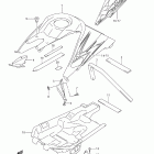 LT-R450,Z QuadRacer R450 Fuel tank cover (model k8)