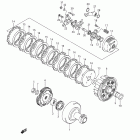 LT-F250 Ozark 250 Сцепление