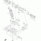 LT-F400F KingQuad 400FS 4x4 Rear swingingarm