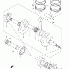 LT-F400F KingQuad 400FS 4x4 Коленвал