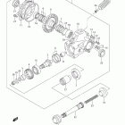 LT-A400F KingQuad 400AS 4x4 Auto Редуктор задний