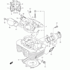 LT-A400 KingQuad 400AS Головка цилиндра