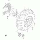 LT-A400F KingQuad 400AS 4x4 Auto Переднее колесо