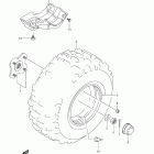 LT-F250 Ozark 250 Заднее колесо левое