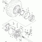 LT-F400F KingQuad 400FS 4x4 Заднее колесо правое