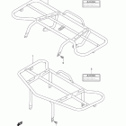 LT-A400F KingQuad 400AS 4x4 Auto Багажник
