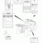 LT-F400F KingQuad 400FS 4x4 Наклейки