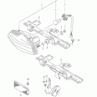 LT-A400F KingQuad 400AS 4x4 Auto Задний фонарь