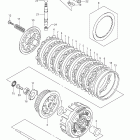 LT-R450,Z QuadRacer R450 Сцепление (model k8 / k9)