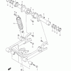 LT-A400 KingQuad 400AS Rear swingingarm