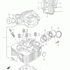 LT-F250 Ozark 250 Головка цилиндра