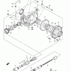 LT-A450X,Z 450AXi Редуктор задний
