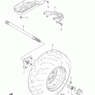 LT-A400F KingQuad 400AS 4x4 Auto Заднее колесо левое
