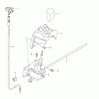 LT-A400F KingQuad 400AS 4x4 Auto Рычаг переключения