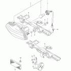 LT-A400 KingQuad 400AS Задний фонарь