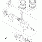 LT-A400F KingQuad 400AS 4x4 Auto Коленвал