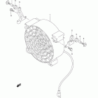 LT-A400F KingQuad 400AS 4x4 Auto Вентилятор охлаждения
