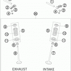 FE 250 ENGINE Клапана