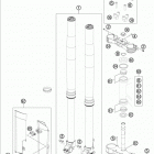 FE 501 CHASSIS Передняя вилка