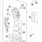 FE 501 CHASSIS Передний тормозной суппорт