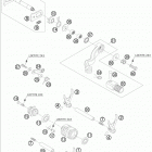 TE 300 ENGINE Механизм переключения