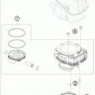 FE 501 ENGINE Цилиндры