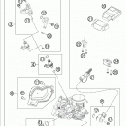 FE 501 ENGINE Корпус Дросселя