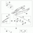 TE 250 CHASSIS Бугель
