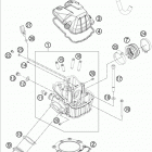 FE 501 ENGINE Головка цилиндра