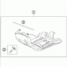 FE 501 CHASSIS Зажита двигателя