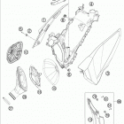 TE 250 CHASSIS Воздушный фильтр