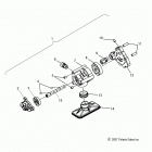 V13BW36/EW36 CROSS ROADS CLASSIC/HARD-BALL ALL OPTIONS Engine, oil pump asm. - v13bw36  /  ew36 all optio...