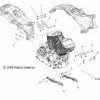 V13BW36/EW36 CROSS ROADS CLASSIC/HARD-BALL ALL OPTIONS Engine, engine mounting - v13bw36  /  ew36 all opt...