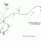 V13BW36/EW36 CROSS ROADS CLASSIC/HARD-BALL ALL OPTIONS Brakes, brake line, front, abs - v13bw36  /  ew36 ...